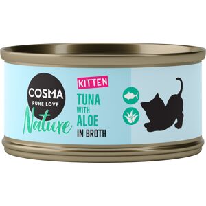 Cosma Nature Kitten 6 x 70g - Tuna & Aloe Vera