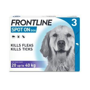 FRONTLINE® Spot On for Dogs - L (20-40kg) - 3 pipettes x 2.68ml