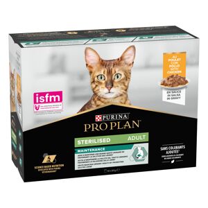 PURINA PRO PLAN Sterilised Adult Maintenance  - Saver Pack: 20 x 85g Chicken