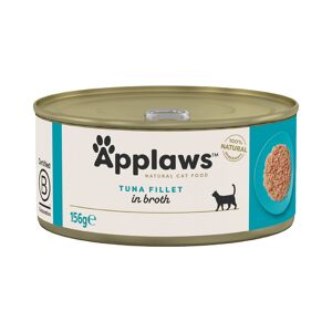 Applaws Adult Cat Cans Tuna/Fish in Broth 156g - Tuna Fillet (6 x 156g)