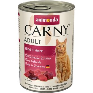 animonda Carny Adult Saver Pack 12 x 400g - Beef & Heart