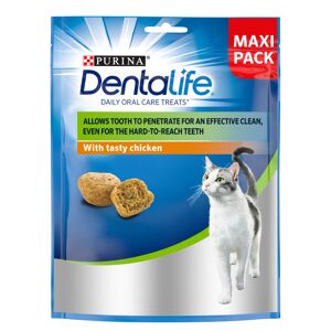 PURINA Dentalife Cat Dental Snacks - Chicken - Saver Pack: 3 x 140g