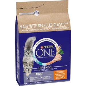 PURINA ONE Adult Chicken & Whole Grains Dry Cat Food - 3kg