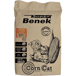 Super Benek Corn Cat Natural Clumping Litter - 25 litres (approx. 15.7kg)