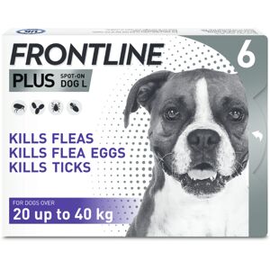 FRONTLINE® Plus Spot On for Dogs - L (20-40kg) - Saver Pack: 2 x 6 pipettes x 2.68ml