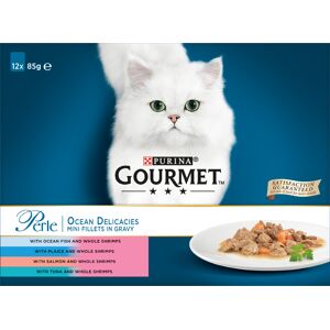 Gourmet Perle Pouches Mixed Pack - Ocean Delicacies in Gravy (12 x 85g)