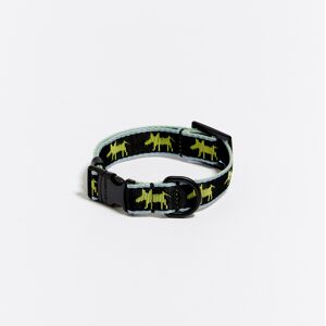 BIMBA Y LOLA Black Lola logo pet collar BLACK UN adult