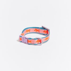 BIMBA Y LOLA Pink Lola logo pet collar PINK UN adult