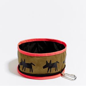 BIMBA Y LOLA Khaki Lola logo pet water bowl KHAKI UN adult