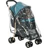 PawHut Foldable Standard Stroller blue 97.0 H x 80.0 W x 44.5 D cm