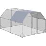 PawHut Walk In Chicken Run with Wire Mesh for up to 12 Chickens 195.0 H x 280.0 W x 380.0 D cm