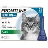Warner - PLG UK Frontline FRONTLINE Spot On Flea & Tick Treatment for Cats - 3 Pipettes