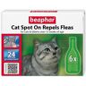 Beaphar Store Beaphar Cat Spot On 24 Week Flea Protection 6 x 0.8 ml