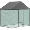 Wisfor (L(3X2X2.7m)) Large Walk-In Chicken Run Chicken Coop Cage