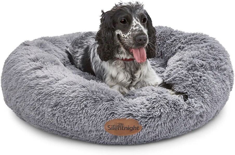 Silentnight Calming Doughnut Pet Bed gray 21.0 H x 85.0 W x 85.0 D cm