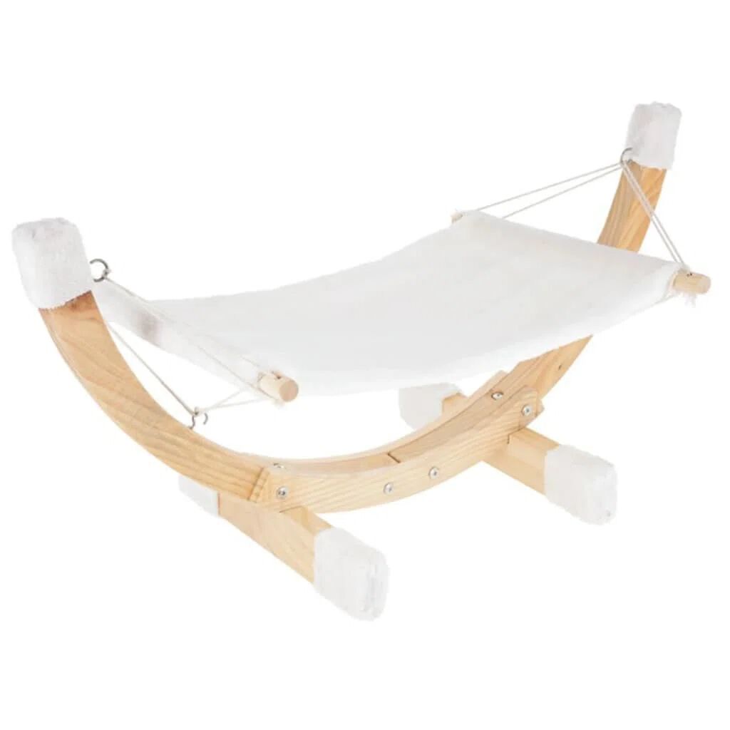 Photos - Pet Tag Archie & Oscar Kerbl Cat Hammock Siesta White brown 34.0 H x 73.0 W x 36.0