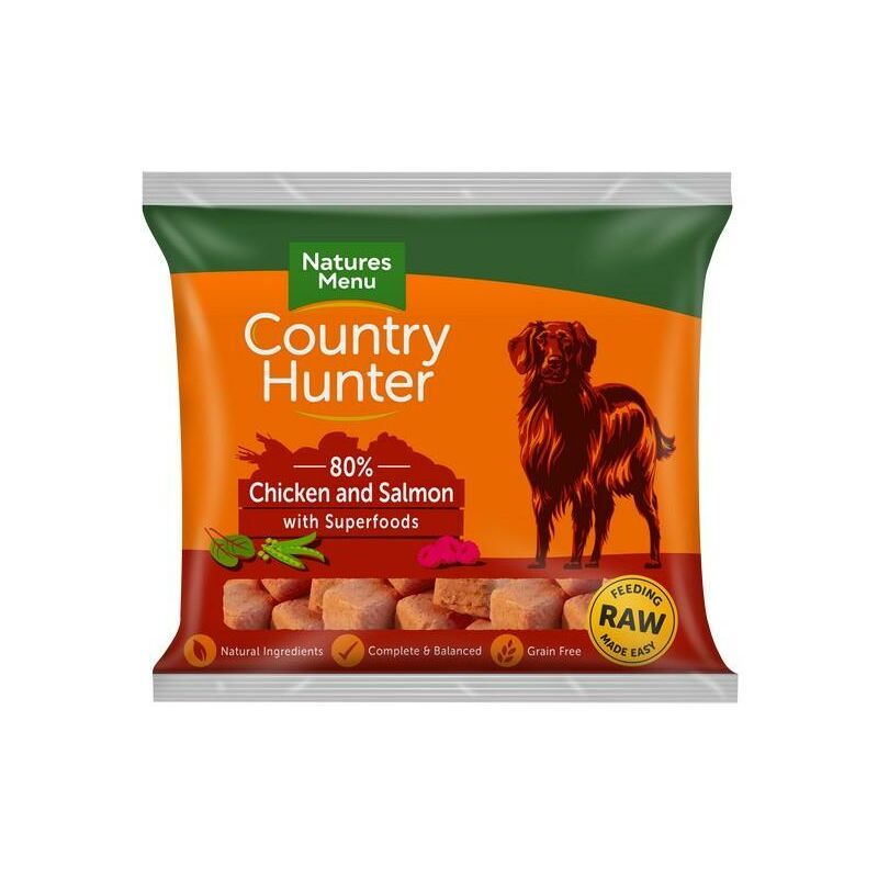 Menu Frozen Country Hunter Salmon Dog Nuggets 1kg - 23066 - Natures