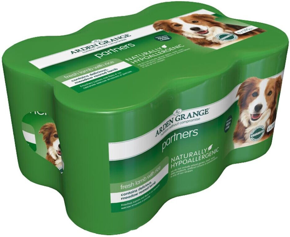 Arden Grange Dog Partners Lamb & Rice (6x395) (Pack of 4)