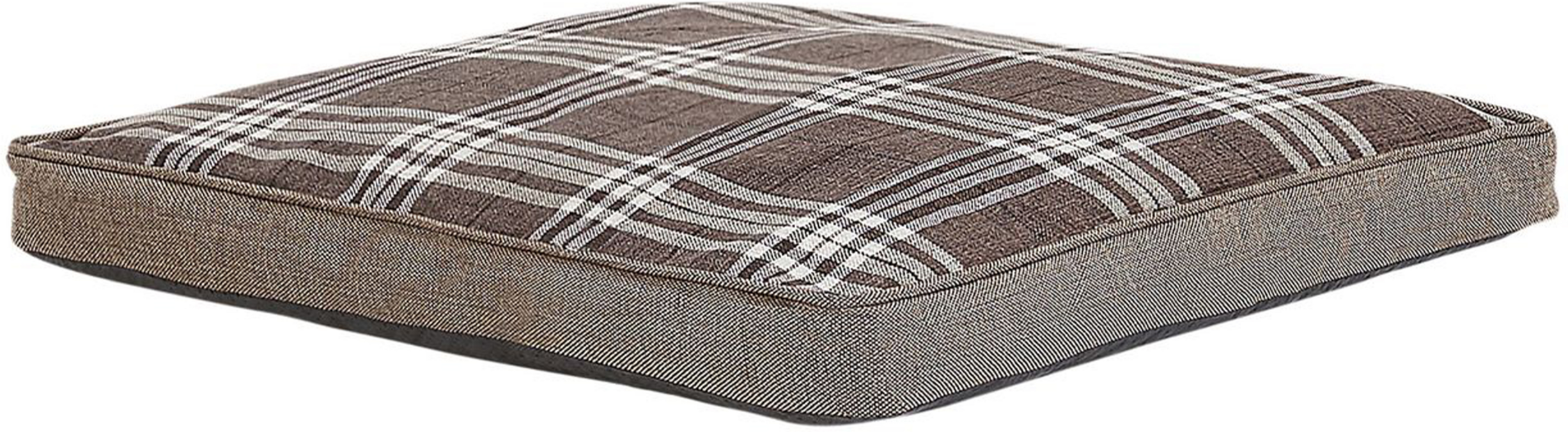 Beliani Pet Bed Brown Rectangular Dog Bed or Cat Bed Living Room Bedroom Rustic Style