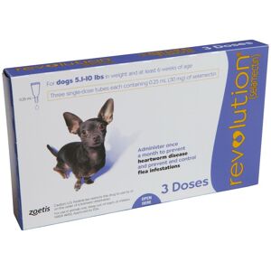 Revolution Topical Solution for Dogs 5.1-10 lbs, 12 Month Supply, 12 CT