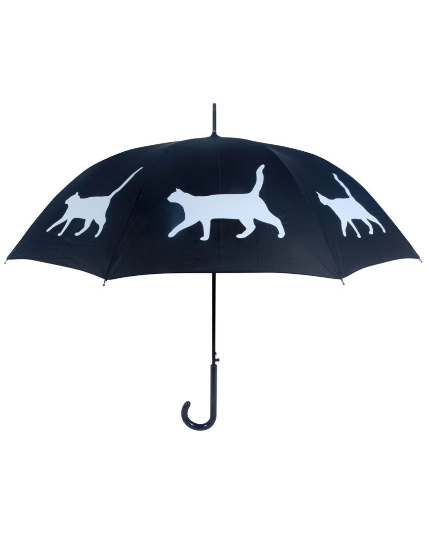 San Francisco Umbrella Company "Dog Park" White Cat Walking Stick Umbrella NoColor NoSize