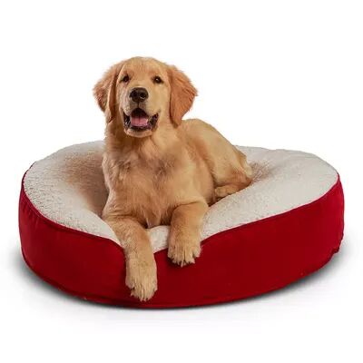 Happy Hounds Deluxe Scout Dog Bed, Red, Large