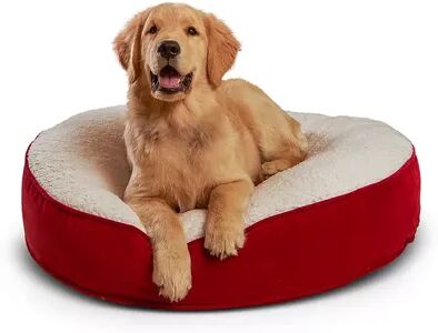 Happy Hounds Deluxe Scout Dog Bed, Red, Small