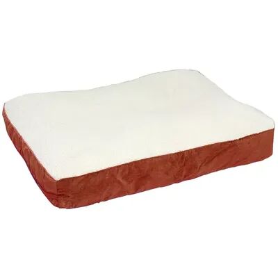 Happy Hounds Deluxe Buster Sherpa Dog Bed, Red, Small
