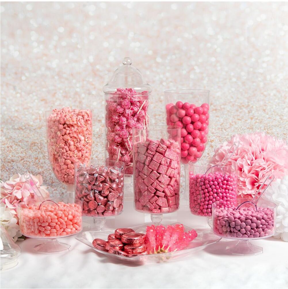 Candy 14 lbs+ Premium Pink Candy Buffet (Feeds 24-36) - Pink