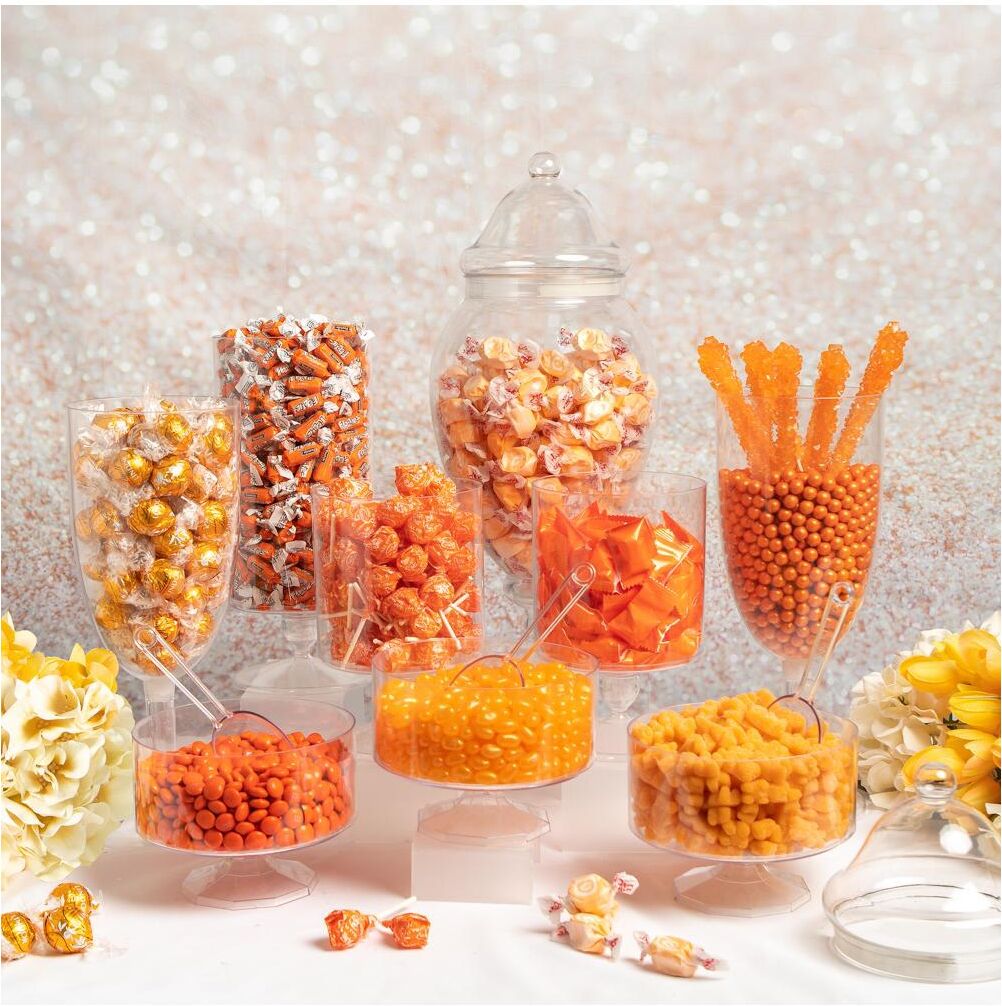 Candy 14 lbs+ Premium Orange Candy Buffet (Feeds 24-36) - Orange