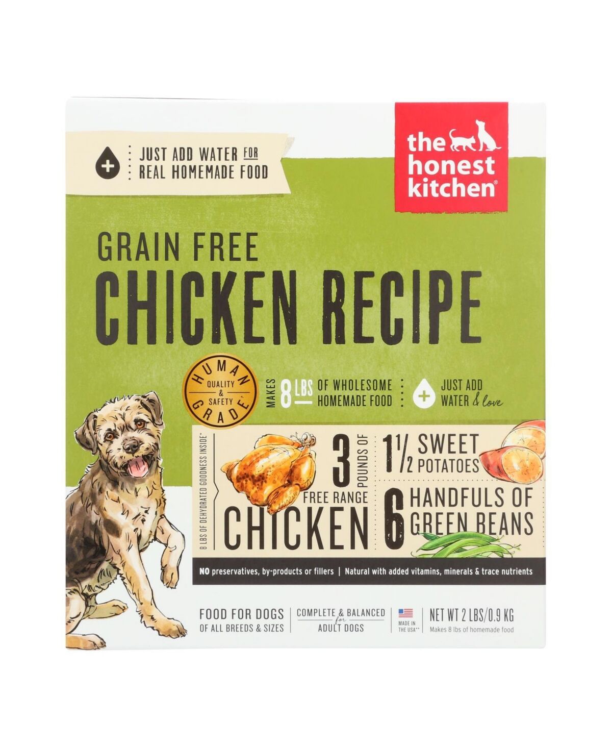 The Honest Kitchen Force - Grain Free Chicken Dog Food - Case of 6 - 2 lb.