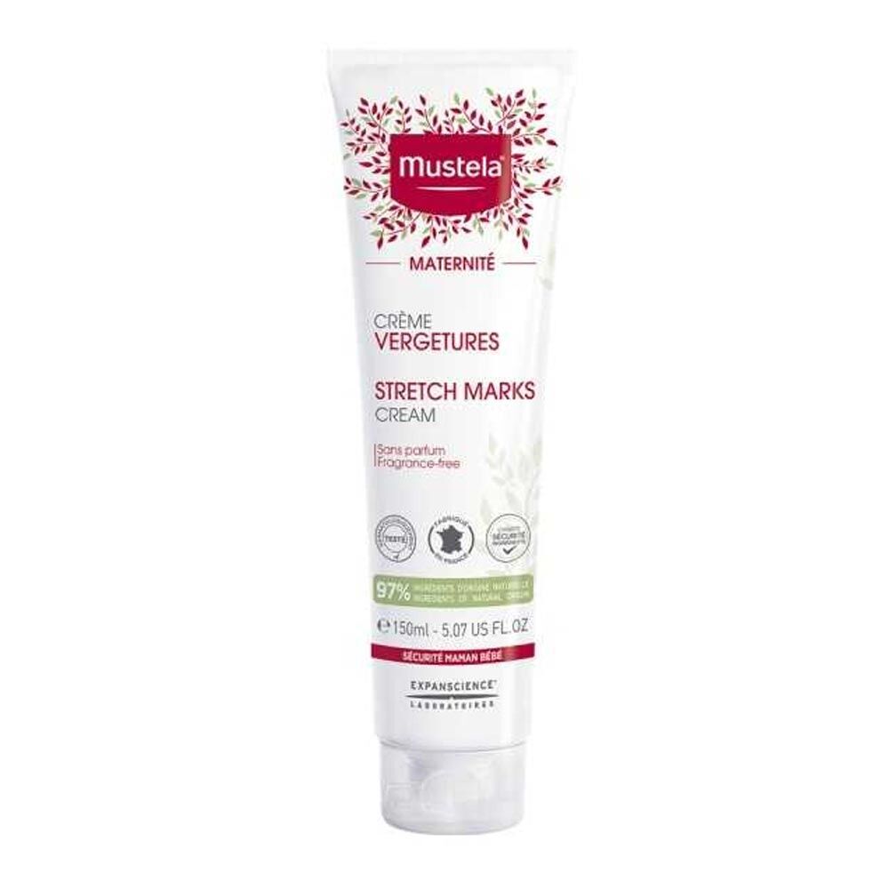 Mustela Maternité - Crema Smagliature Senza Profumo Idrata Lenisce, 150 ml