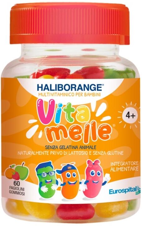 Haliborange Vitamelle Integratore Multivitaminico Bambini, 60 Fagiolini Gommosi