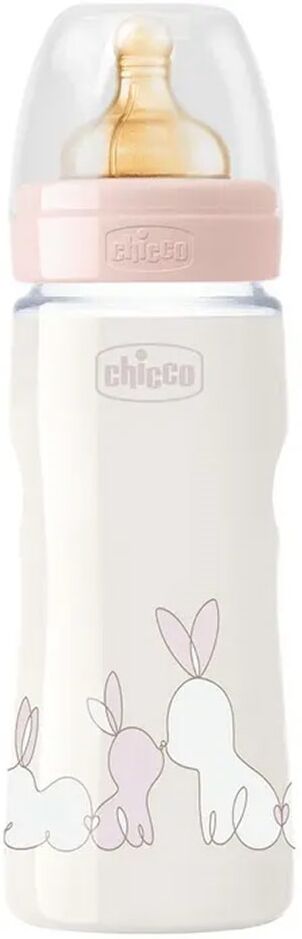 Chicco Original Touch - Biberon Con Tettarella In Caucciù 4+ Mesi, 330ml