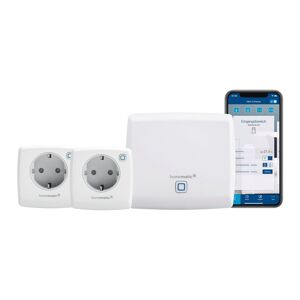 Homematic IP Smart-Home-Zubehör »Bundle Access Point + 2x Schaltsteckdosen« Weiss Größe