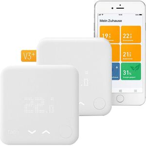 Tado Heizkörperthermostat »Starter Kit mit 2 Smarten Thermostaten V3+... Grundfarbe Größe