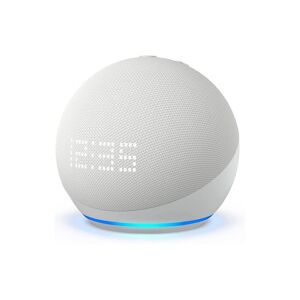 Amazon Smart Speaker »Amazon Echo Dot 5. Gen. mit Uhr« weiss Größe