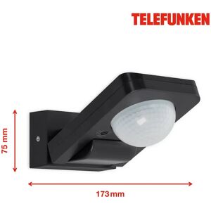 Telefunken Bewegungssensor Skopje, max. 500W LED, schwarz