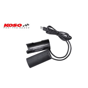 KOSO X-Claws Clip-on Heizgriffe mit USB-Anschluss  Schwarz