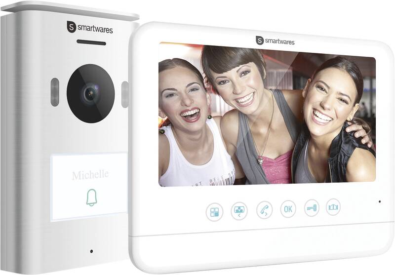 Smartwares® Video Türgegensprechanlage mit 7 LCD Bildschirm