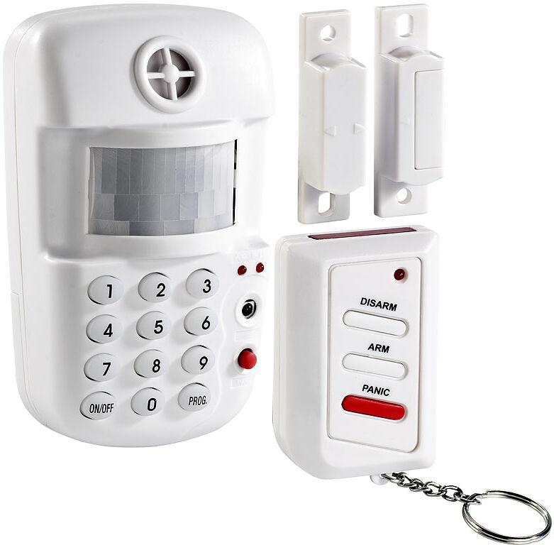 VisorTech 3in1-Hausalarm mit Bewegungsmelder und Fenster-/Türsensor