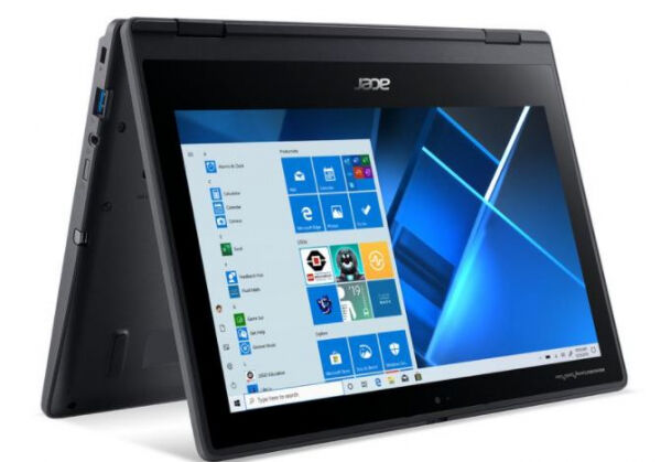 Acer TravelMate Spin B3 - 11.6 Zoll HD-Touch / Intel Celeron N4120 / 4GB / 128GB eMMC - Windows 10 Home