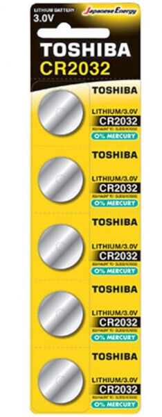 Toshiba CR 2032 Blister 5 Stk. - 3.0V