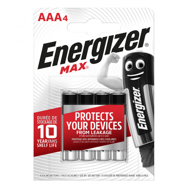 Energizer - Max AAA (LR03/E92) BP-4