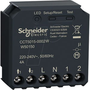 Schneider Electric WISER CCT5015 - 1-Kanal Rolladenaktor, Zigbee