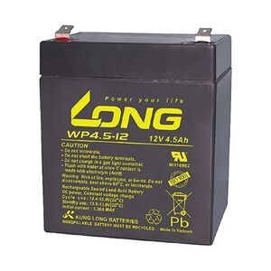 KungLong Bleiakku 12V 4,5Ah kompatibel S4,5-12 wartungsfrei AGM VdS