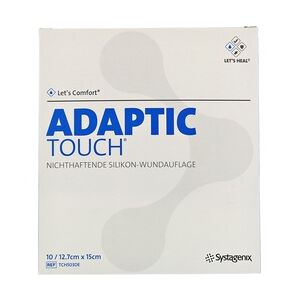 3M ADAPTIC Touch 12,7x15 cm nichthaft.Sil.Wundauflage 10 Stück
