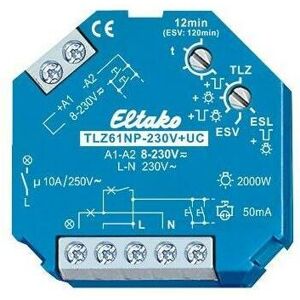 Eltako - Treppenlichtzeitschalter 1S, 10A TLZ61NP-230V+UC