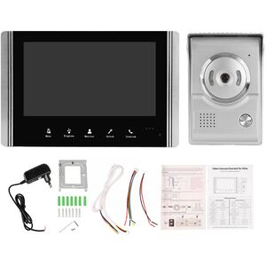 Eosnow Video-Türklingel, TFT-LCD-Display, 2-Wege-Talk-Touch-Taste für Zuhause, Villa, Wohnung, EU-Stecker 100 V bis 240 V