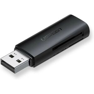 Ugreen CM264 USB 3.0 SD/TF-Kartenleser – USB-A Anschluss- Lesegerät -Schwarz bis 512 GB kompatibel